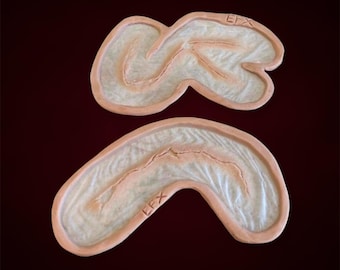 Prótesis de piel agrietada, Fantasía, Maquillaje de efectos especiales, Ciencia ficción, Cosplay, Muñeca, Terror, Halloween, Prótesis de efectos especiales