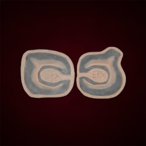 Encapsulated prosthetic Eye Sockets, Zombie, Skull, Skeleton, SFX, Makeup, Halloween, Scifi, Fantasy, Cosplay