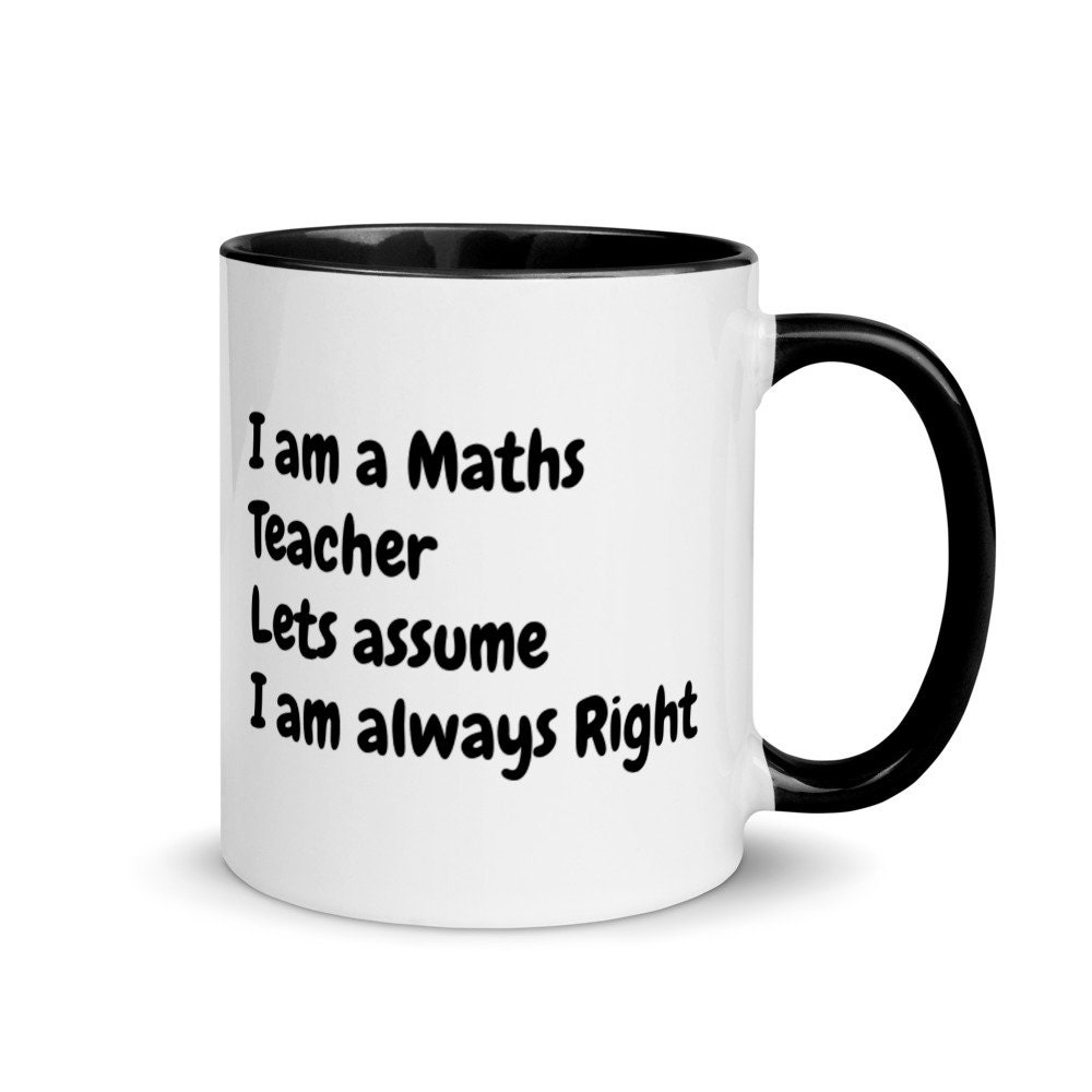 Lustige Tasse für Mathelehrer Danke Etsy