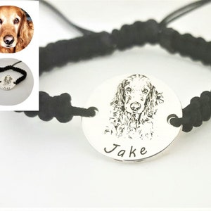 Pet Memorial Bracelet, Pet Picture Bracelet, Pet Portrait Bracelet, Dog Memorial Bracelet, Dog Photo Bracelet, Pet Photo Bracelet