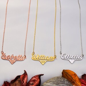 Personalized Name Necklace * Personalized Gift Name Jewelry * Silver Name Necklace * Bridesmaid Gift Name Pendant* Woman Name Gift Jewelry