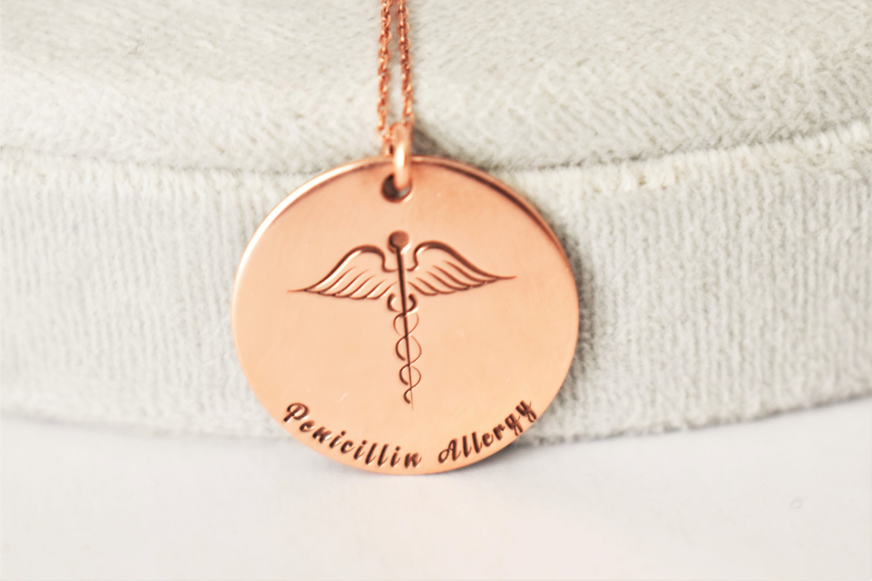 Medical ID Charm Personalized Medical Alert JewelleryCharm Etsy
