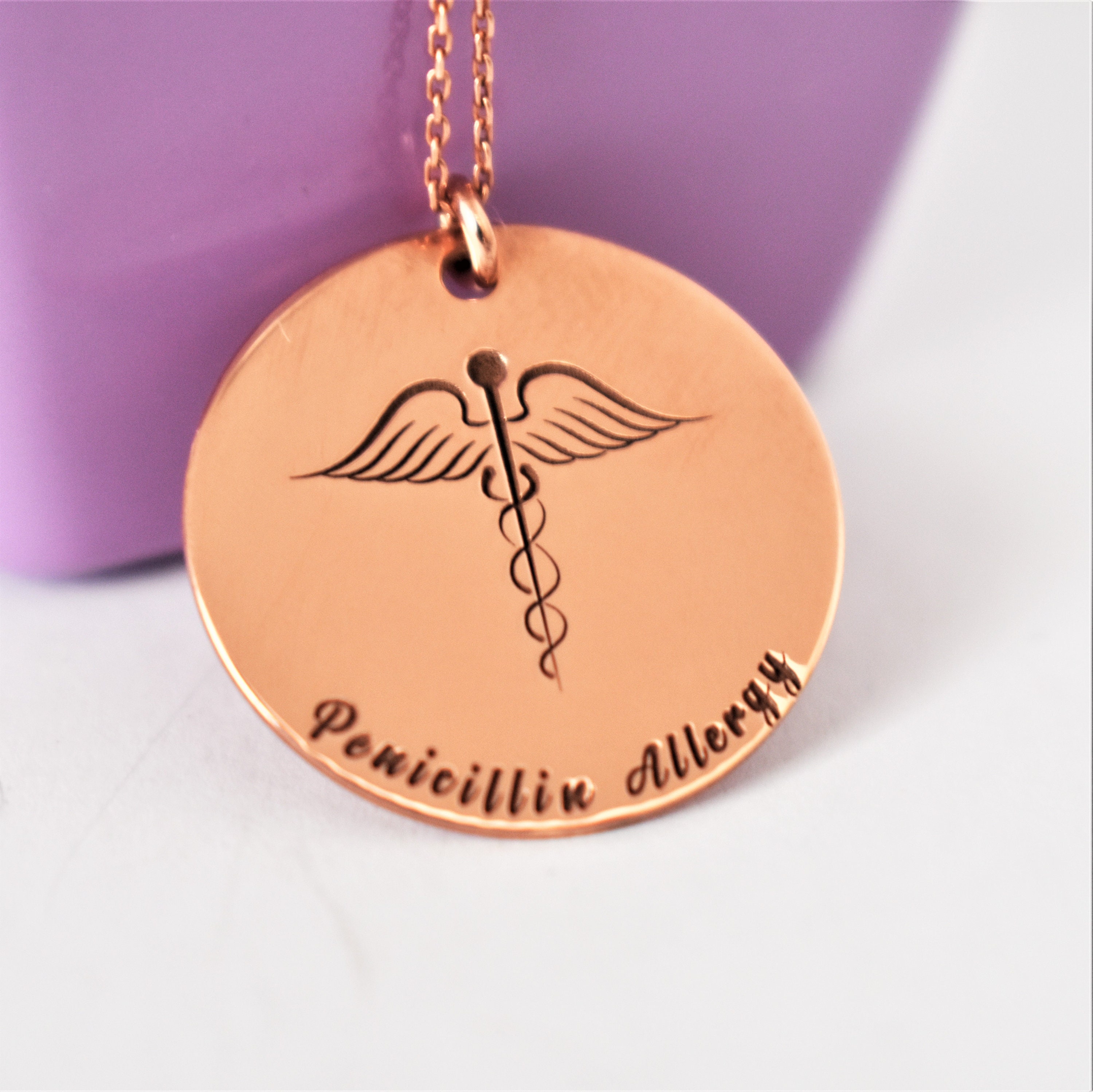 Medical ID Charm Personalized Medical Alert JewelleryCharm Etsy