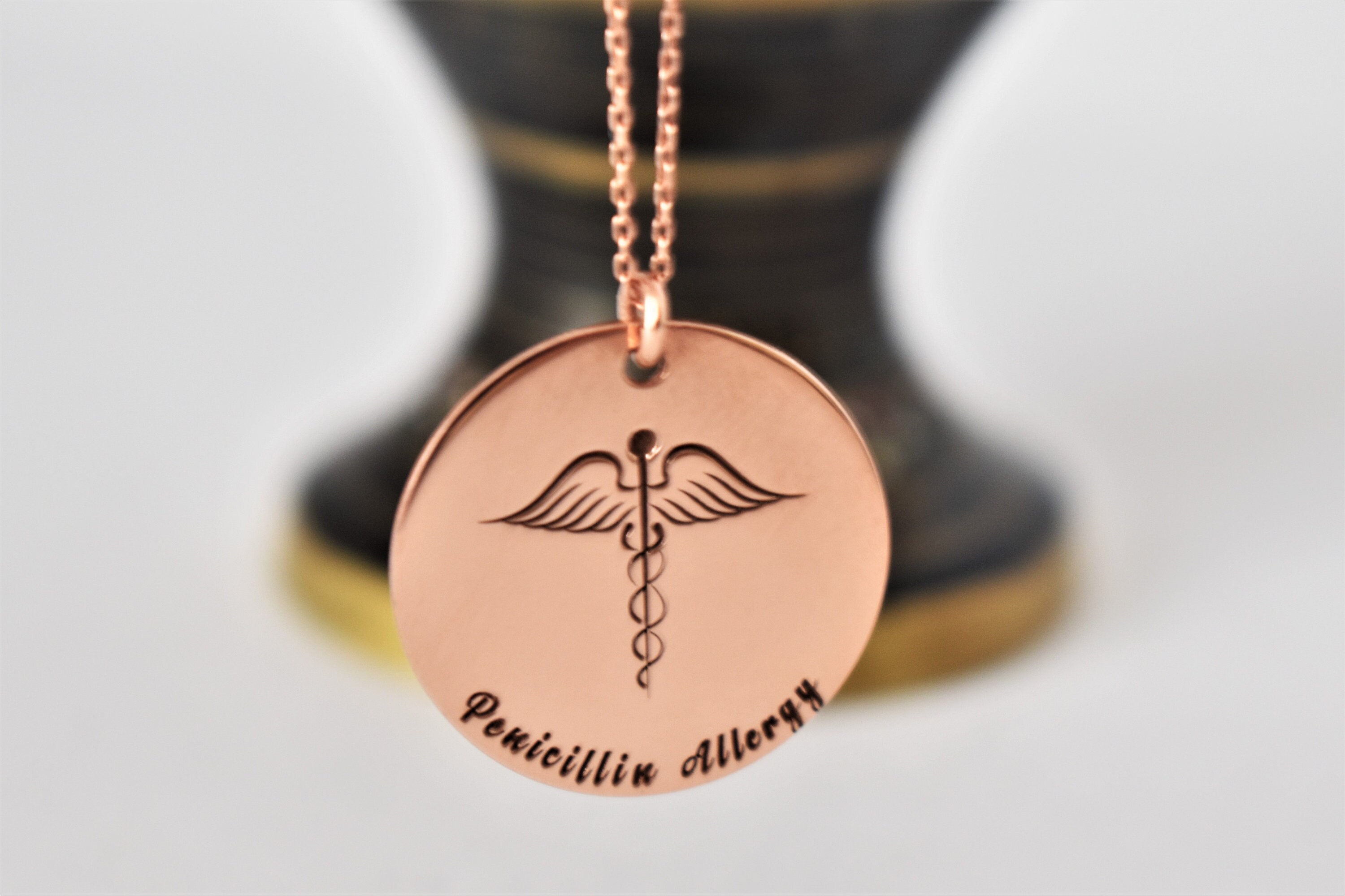 Medical ID Charm Personalized Medical Alert JewelleryCharm Etsy
