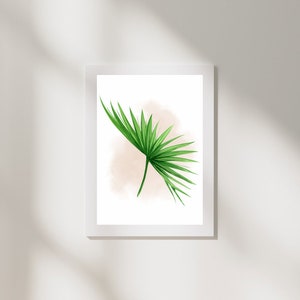 Láminas de plantas acuarela A4, Imprimibles