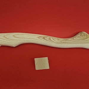 HANDLE 13,4&quot; ( 340 mm ) Replacement Axe Handle blank, hand Crafted