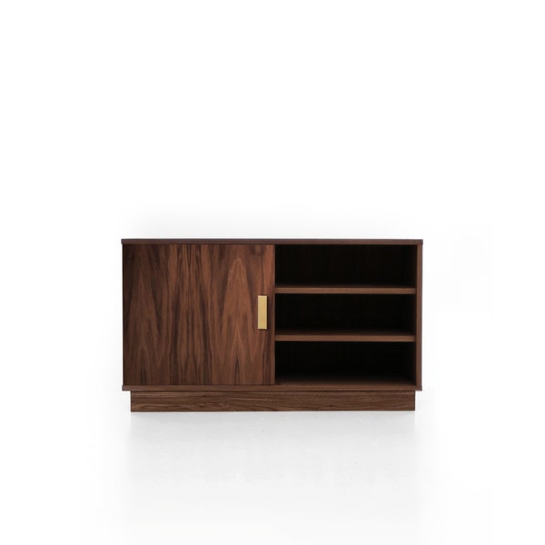 Mid-century sideboard, dresser, commode, credenza made of walnut vaneer - Livlo O-S17