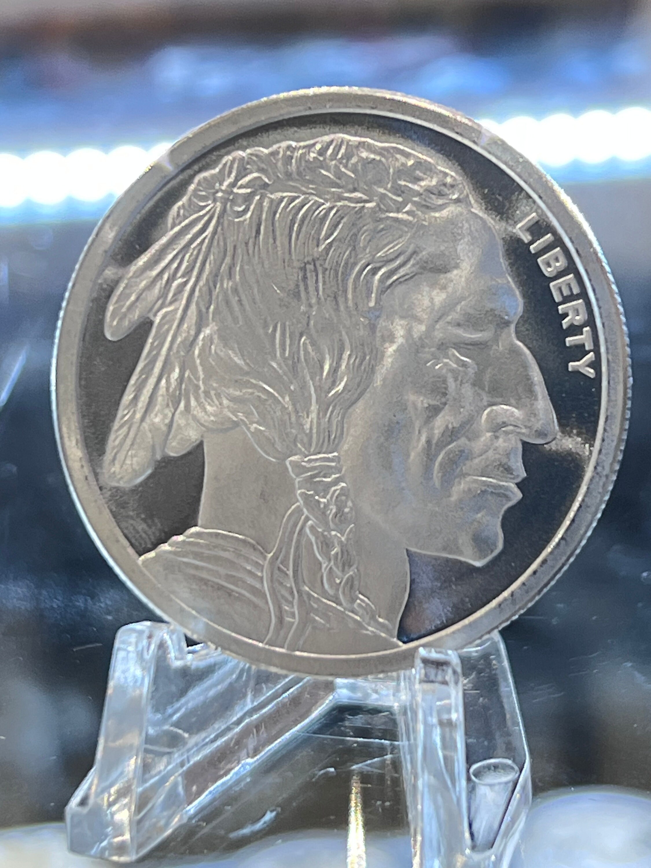 1 Troy Ounce .999 Fine Pure Titanium Walking Liberty Eagle- 1 Oz - Foto 7