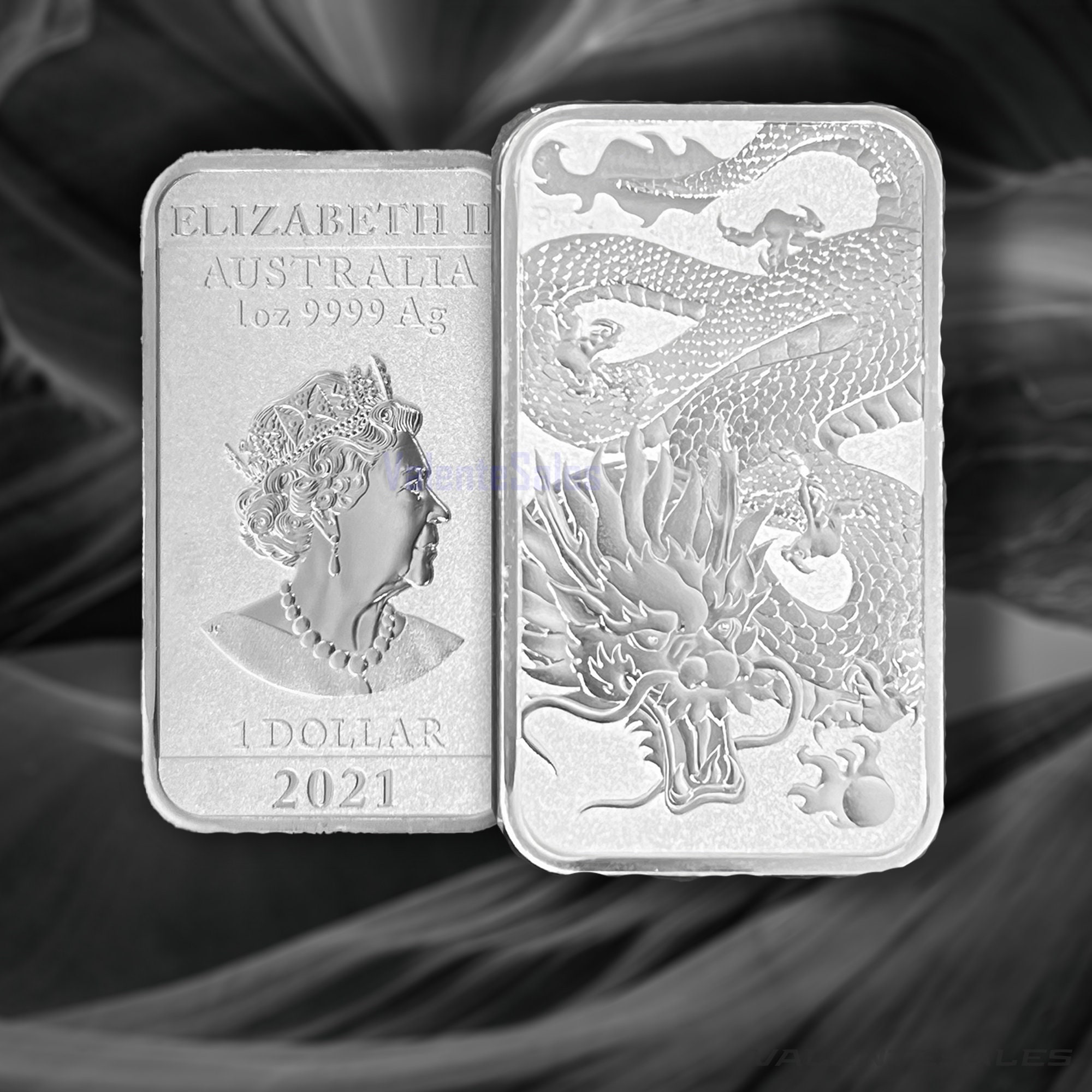 1oz silver dragon - Etsy 日本