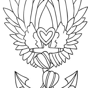 Tattoo Flash Anchors