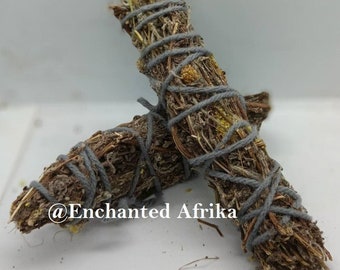 IMPHEPHO: South African Smudge Stick, Air For The Spirits, Helychrisum Odoratissmum