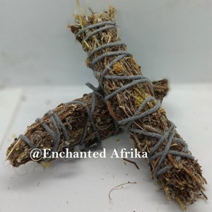 IMPHEPHO: South African Smudge Stick, Air For The Spirits, Helychrisum Odoratissmum