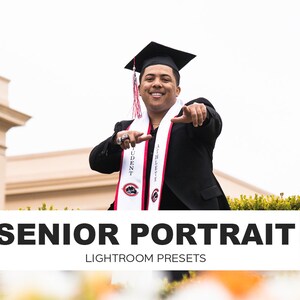 PORTRAIT LIGHTROOM PRESETS (Desktop und Mobile) Senior Portraits / Porträtfotografie / Helle Presets für die Bearbeitung