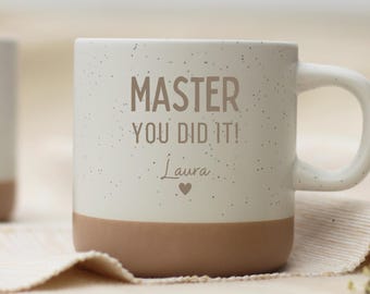 Taza regalo máster personalizada, Máster aprobado, Regalo máster 2026, Taza regalo formación aprobada, Licenciatura
