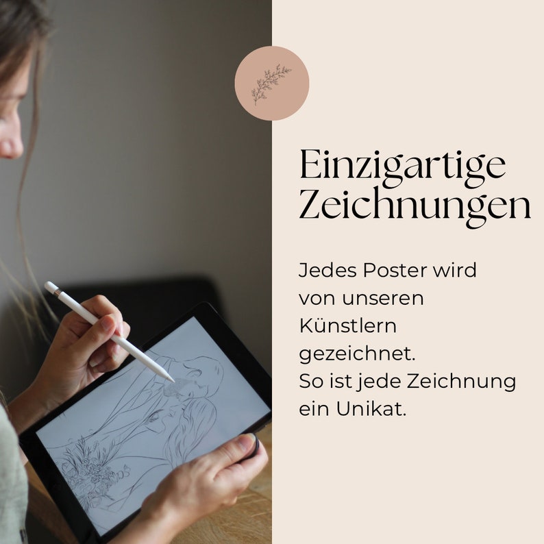 Familienposter, Line Art Zeichnung, Zeichnung von Foto, Familiengeschenk, personalisiertes Geschenk für Familie, Familienportrait Bild 7