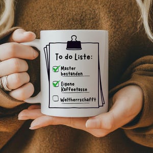 Master Geschenk Tasse personalisiert, Master bestanden, Master 2025 Geldgeschenk, Studium bestanden lustiges Geschenk Tasse,Master Abschluss