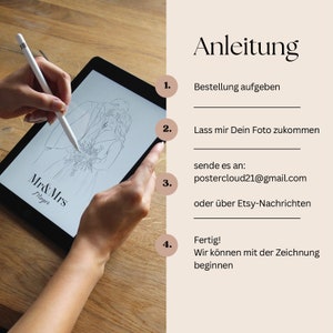 Familienposter, Line Art Zeichnung, Zeichnung von Foto, Familiengeschenk, personalisiertes Geschenk für Familie, Familienportrait Bild 10