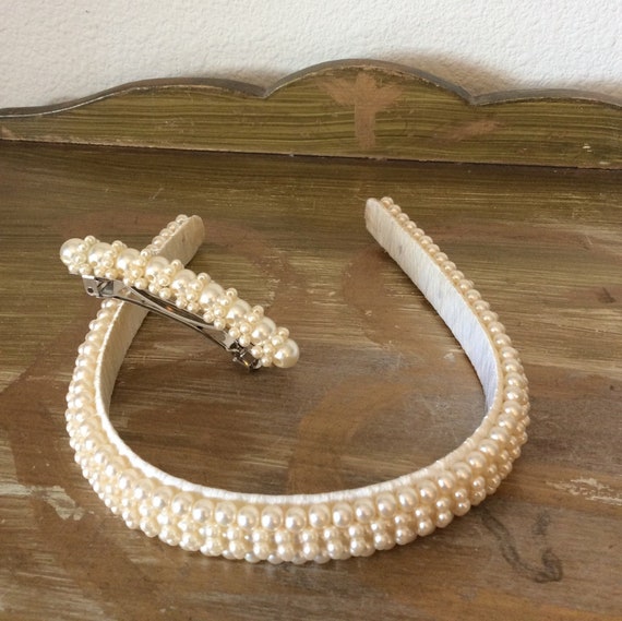 Vintage Pearl Hair Accessories - image 1