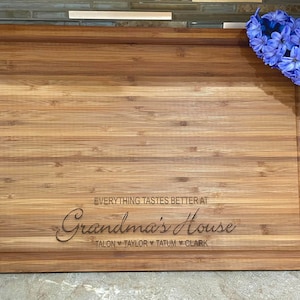 Personalized Bamboo Cutting Board