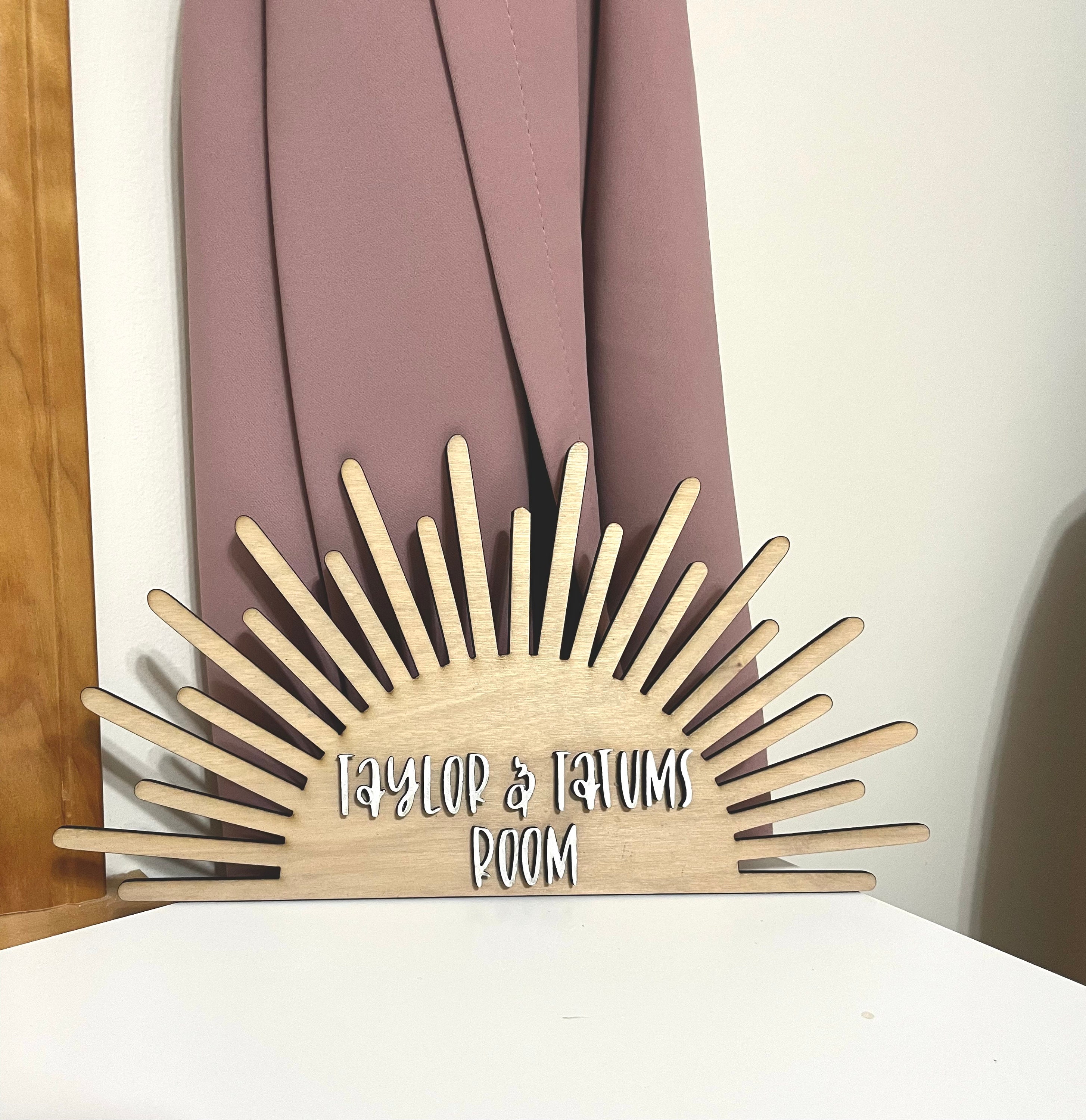 Boho Room Sign, Door Room Sign, My Room, Sun Room Sign, Sun Boho Room ...