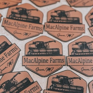 Leather Patches, Hat Leather Patches, Custom Leather Patches