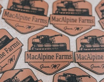 Leather Patches, Hat Leather Patches, Custom Leather Patches