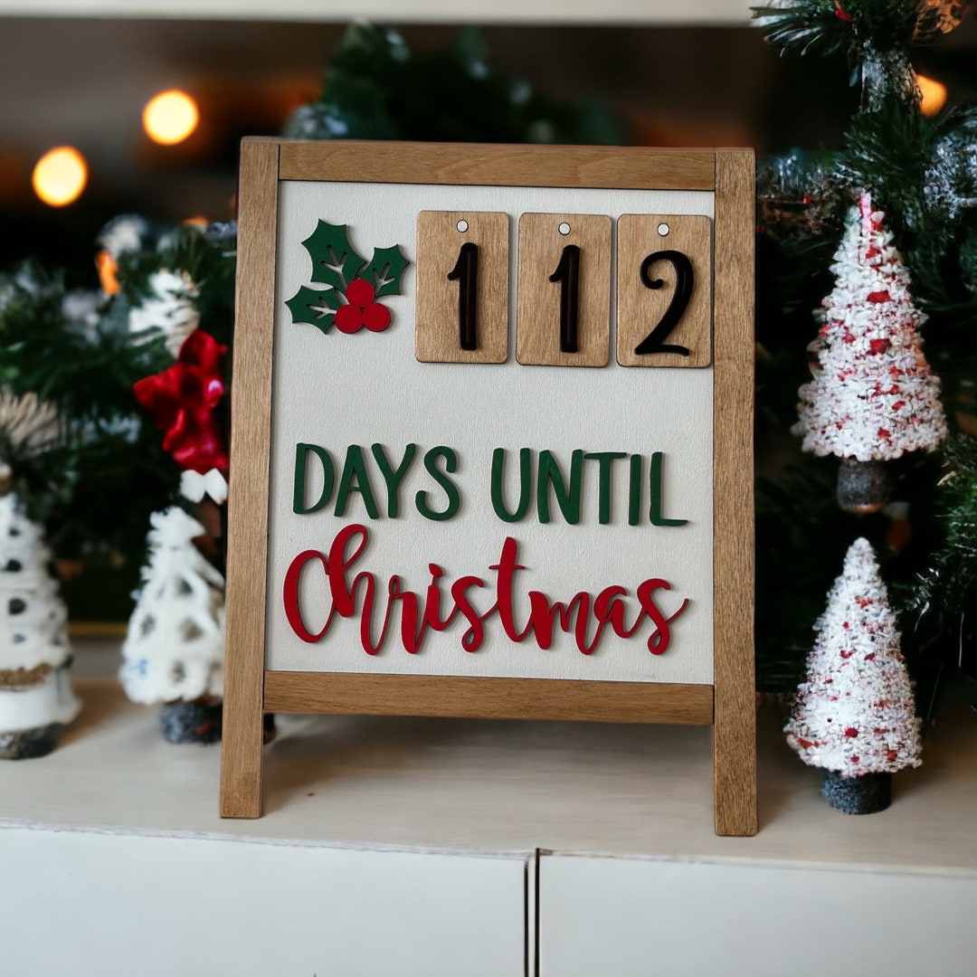 Countdown to Christmas Plaque Countdown to Christmas Plaque