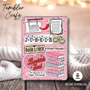 Kindle Insert for Clear Case - PRINTABLE - Smut Reader Sticker Theme - Paperwhite, Basic, Colorsoft, download only