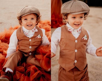 Gingerbread Costume Gingerbread Boy Suit Dress Kids Christmas Costumes Fairy Tale Boys Baby Boy Christmas Outfit Hot Cocoa Vest Pants Etsy Israel