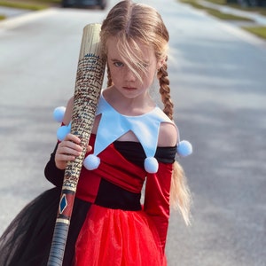 Halloween Girl Dress Red and Black, Best Superhero Party Outfit