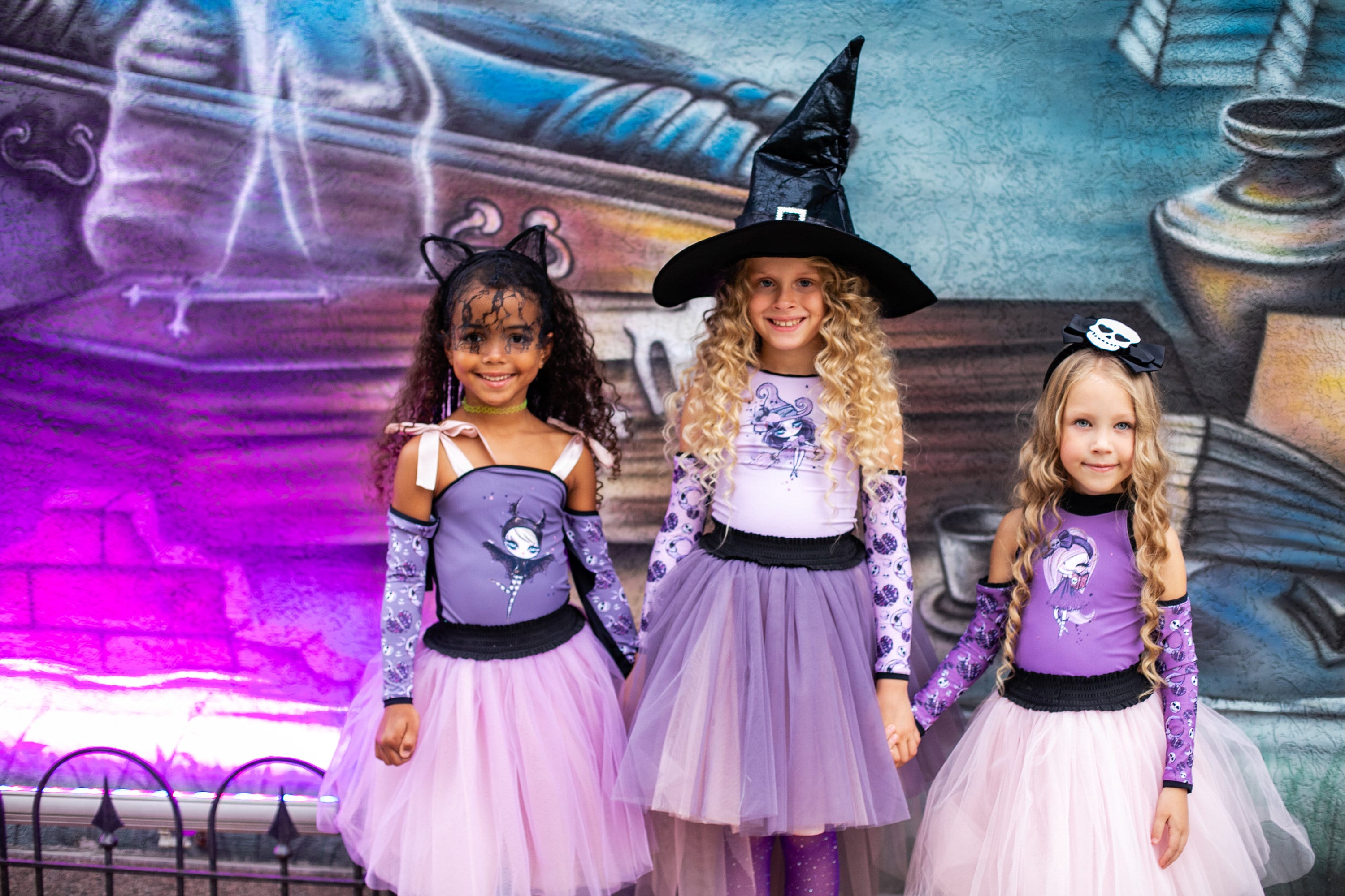 Costume De Sorcière Pour Enfant 4-14 Ans - Jupe, Chapeau, Sac Et Accessoires - Déguisement Halloween Unisexe Garçon/Fille