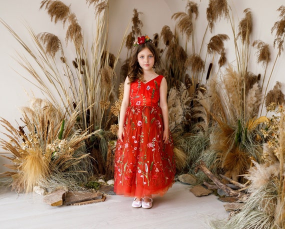 orange dress kids Orange Fruit Twirl Dress | Girls Summer Boutique Dress | Citrus Party Dress