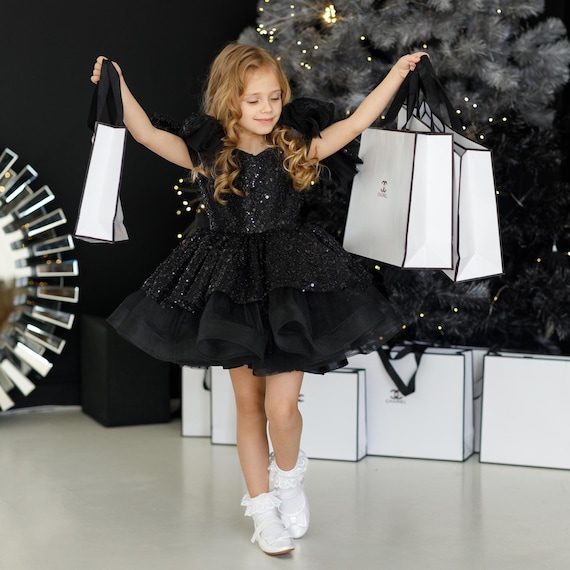 slim fit dress slacks Girls Black Tuxedo Dress main image 1