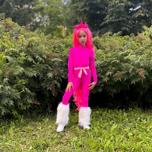 Pink Unicorn Pony Costume for Women – Halloween Cosplay Jumpsuit main image 1