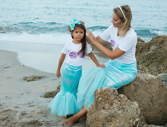 Birthday Mermaid T-Shirt Birthday Mermaid Outfit Costume Birthday Mermaid T-Shirt Birthday Mermaid Outfit Costume