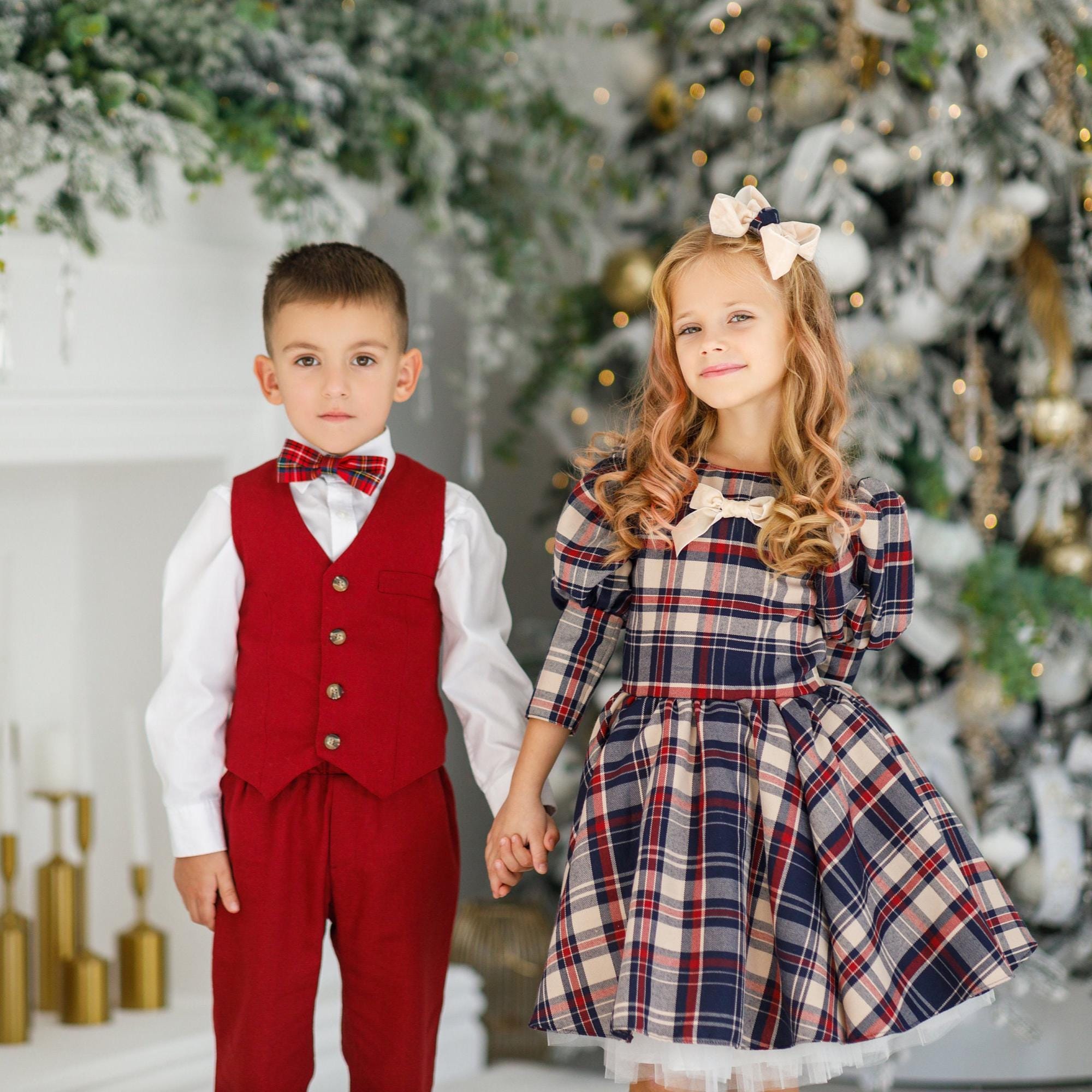 Jupe Tartan Rouge Fox Hollow Pour Fille Taille 12 - Style Vacances/fête, Occasion