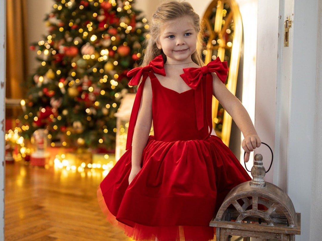 Little red christmas dress deals