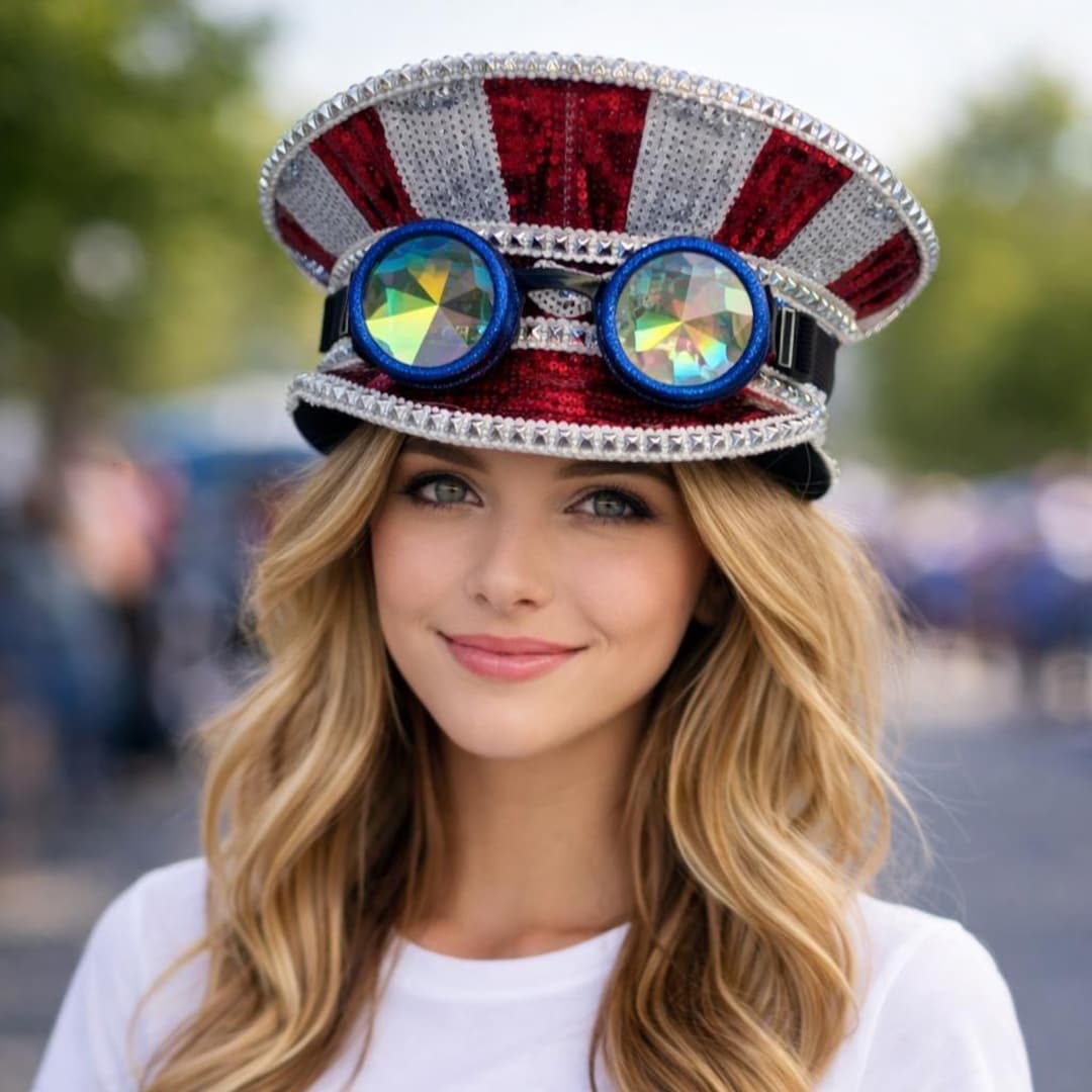 American Flag Hat USA Patriotic Independence Day July 4th Fourth ...