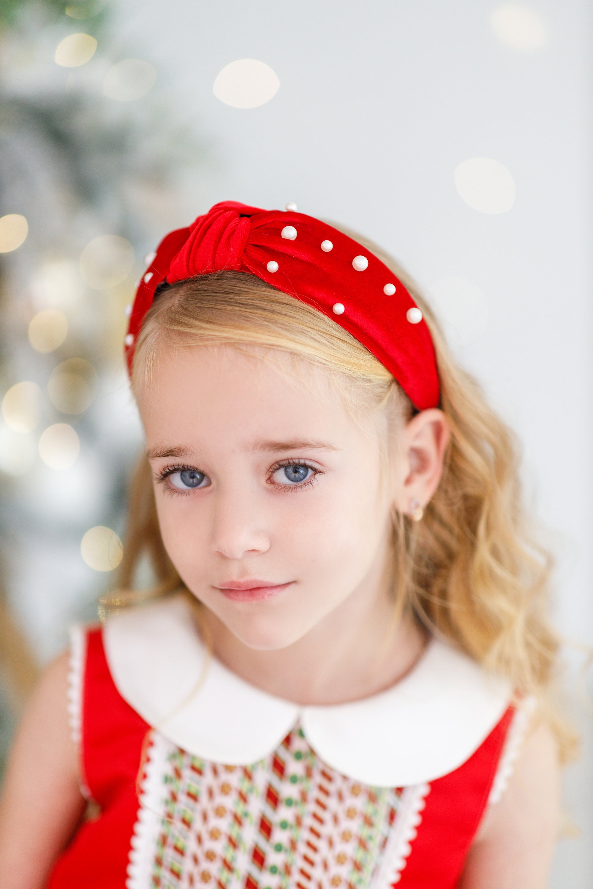 Festive Red Christmas Dress for Girls Holiday Themed Gown Santa Theme Dress Tulle Knee-Length Party Dress Toddler Holiday Outfit