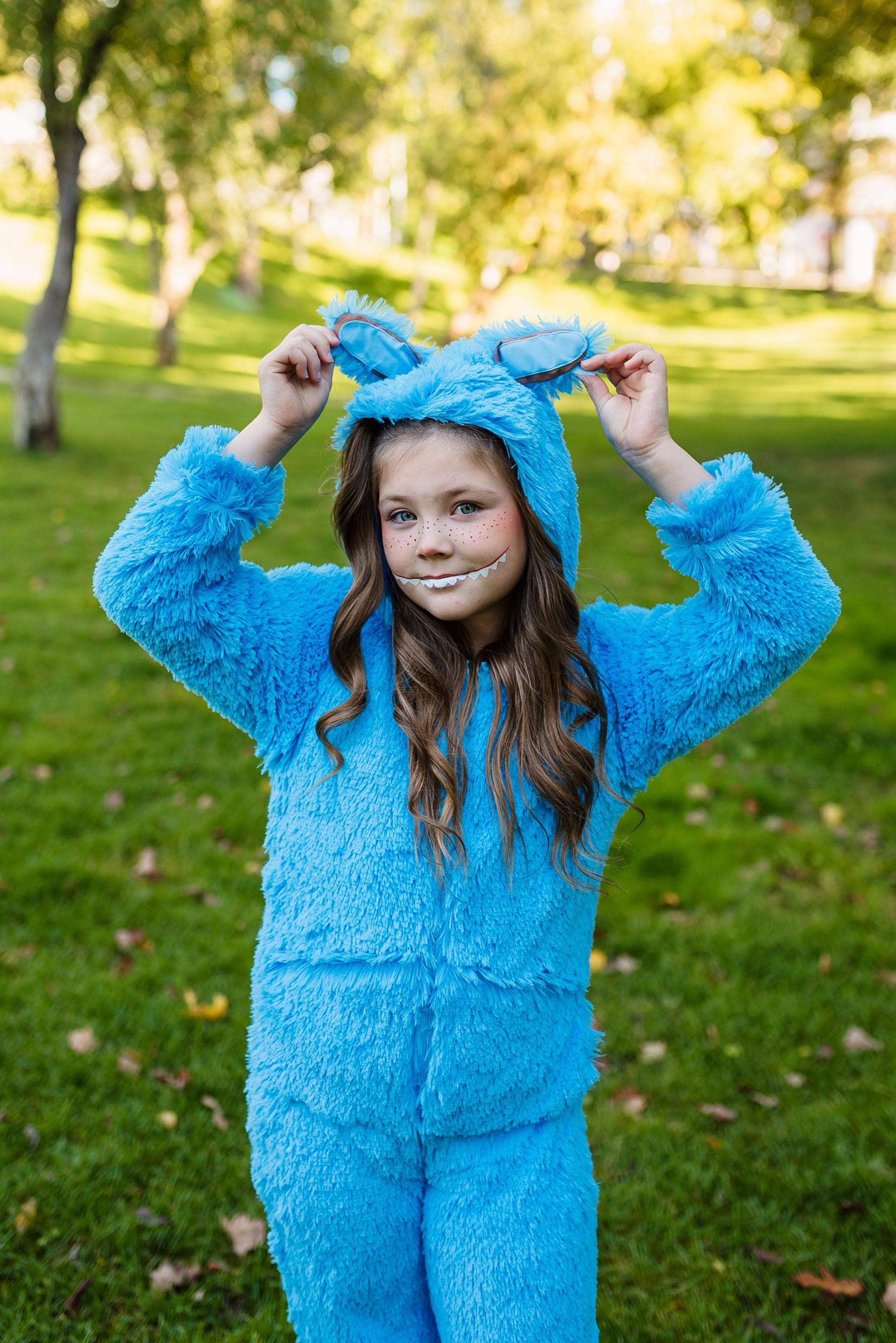 コージーモンスタージャンプスーツ - ライトブルー 子供用ハロウィン