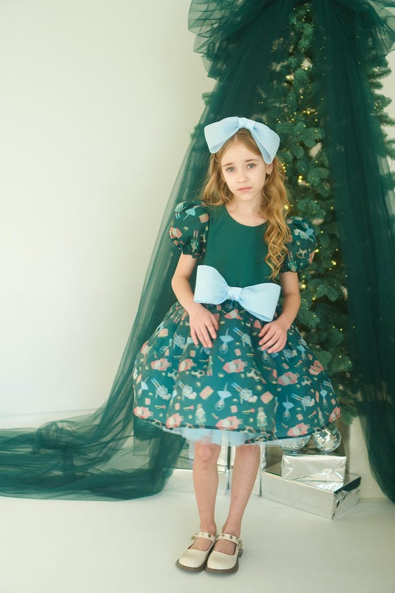 Emerald Nutcracker Ballet Dress for Girls Christmas Organza Tutu Gown  Holiday Party Outfit (18 Years) - Etsy