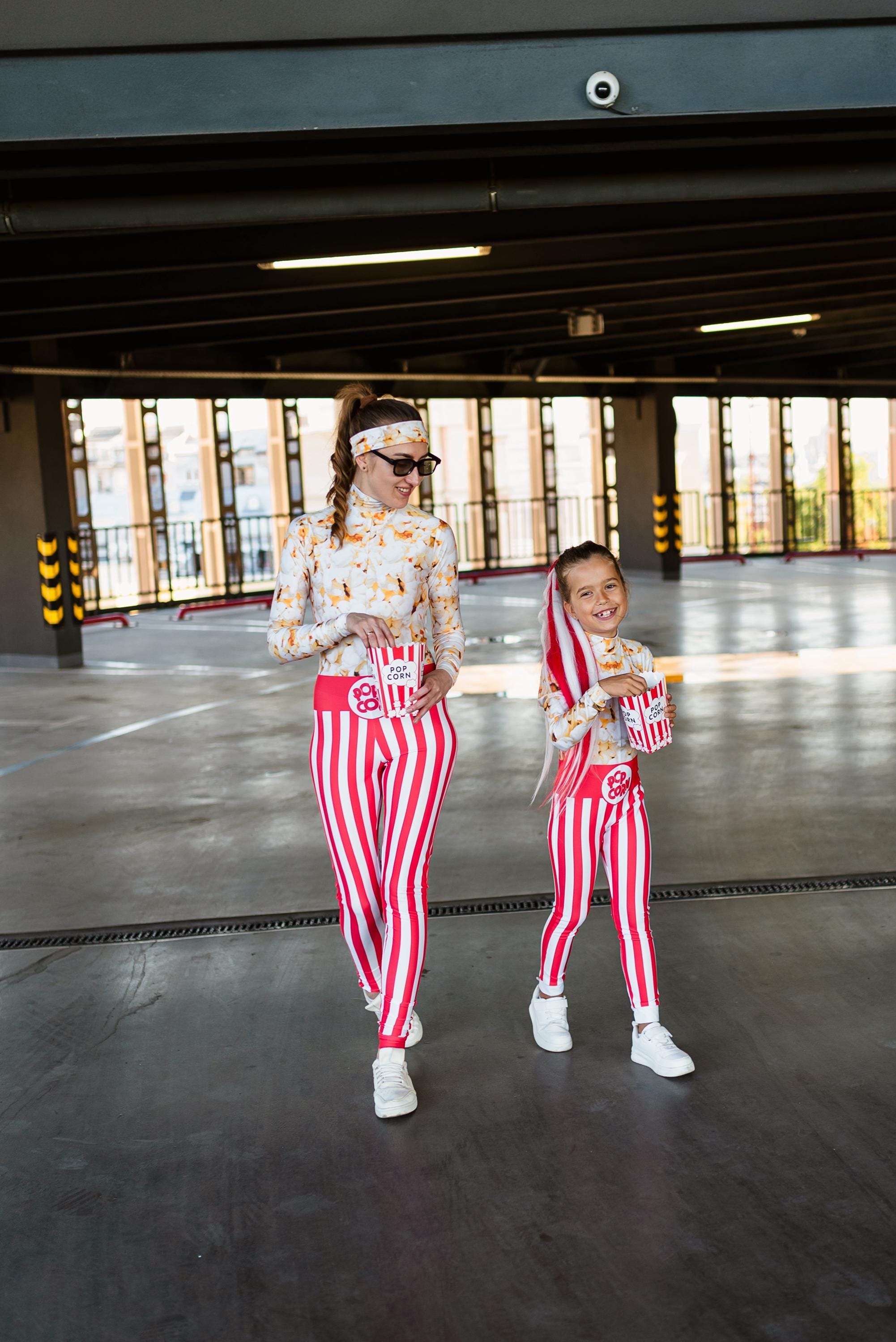 Popcorn Kostüm für Damen | Halloween-Party-Outfit