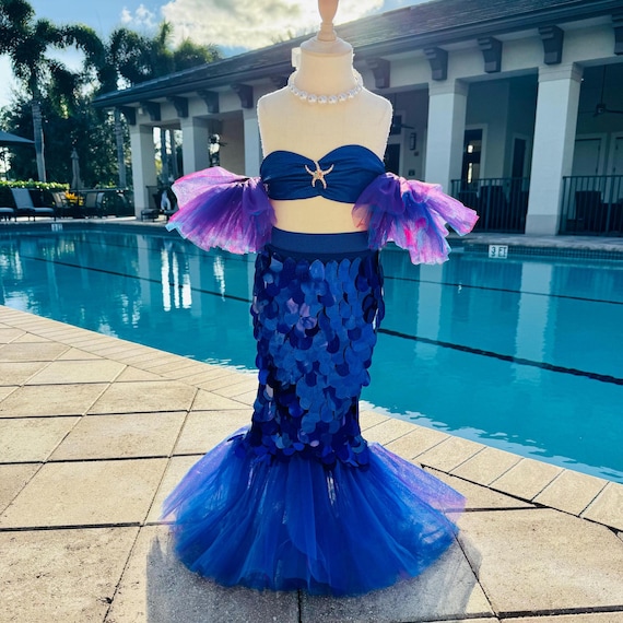blue sequin dress halloween Hayley Lace-Up Back Sequin Mini Dress