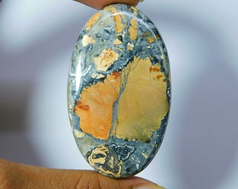 Maligano Jasper Exclusive A One Quality 100% Natural Jasper Cabochon 68.90 Ct 44x27x6 mm Loose Gemstone For Making jewelry D 172 Maligano Jasper Exclusive A One Quality 100% Natural Jasper Cabochon 68.90 Ct 44x27x6 mm Loose Gemstone For Making jewelry D 172