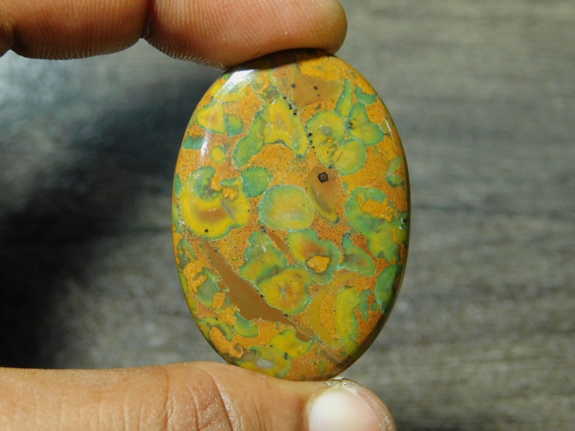 100% Natural Flower jasper Gemstone Fruit Jasper Cabochon  Etsy