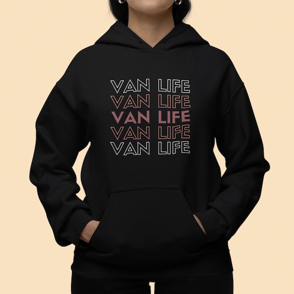 Vanlife Hoodie Van Life Sweater For Van Lovers Gift Tee Camping Shirt For Men Women Nomad Life Unisex Sweatshirt