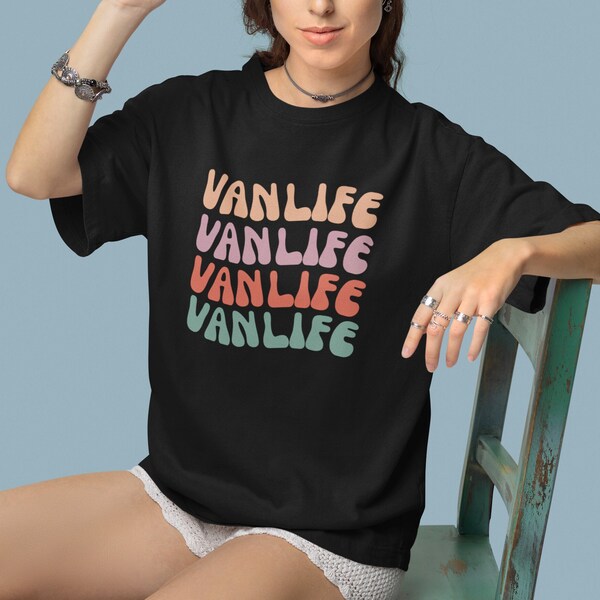 Van Life Gift for Her Van Women Shirt for Road Trip Lover Tshirt Van Unisex Tshirt