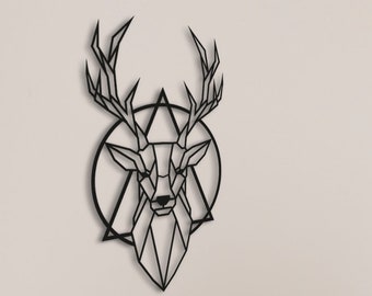 Deer Geometric Shape - Etsy