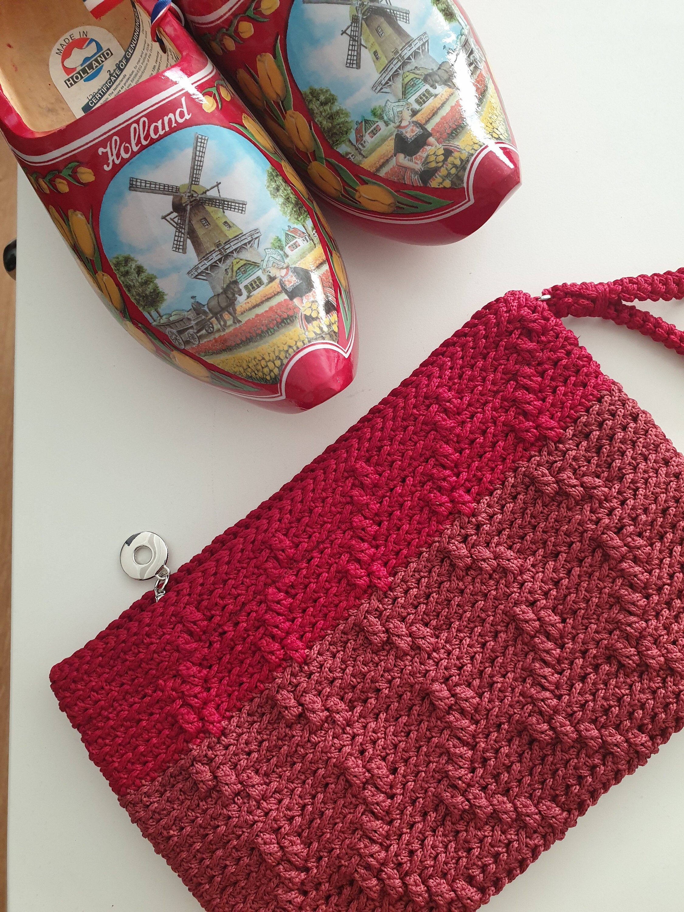 Handmade Crochet Clutch Bag Etsy