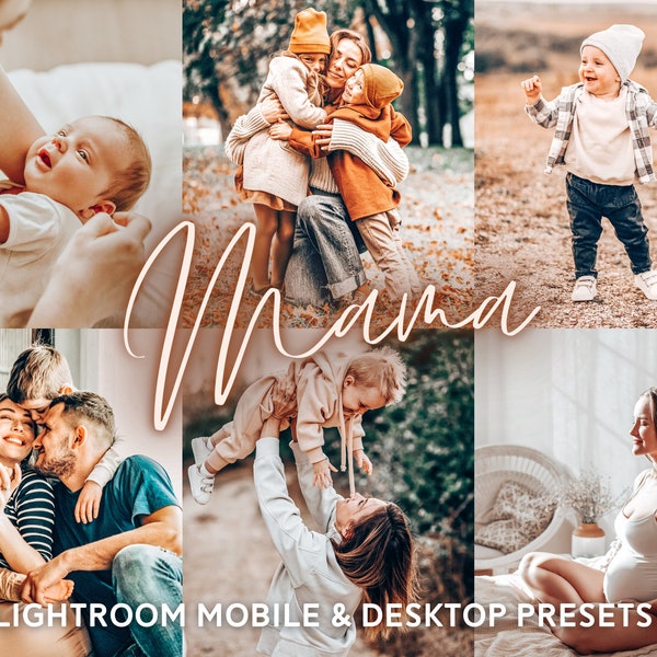 12 MAMA Lightroom Presets | Lightroom Presets | Lightroom Mobile & Desktop Presets | Mom Blogger Presets | Mama Blogger | Lifestyle Presets